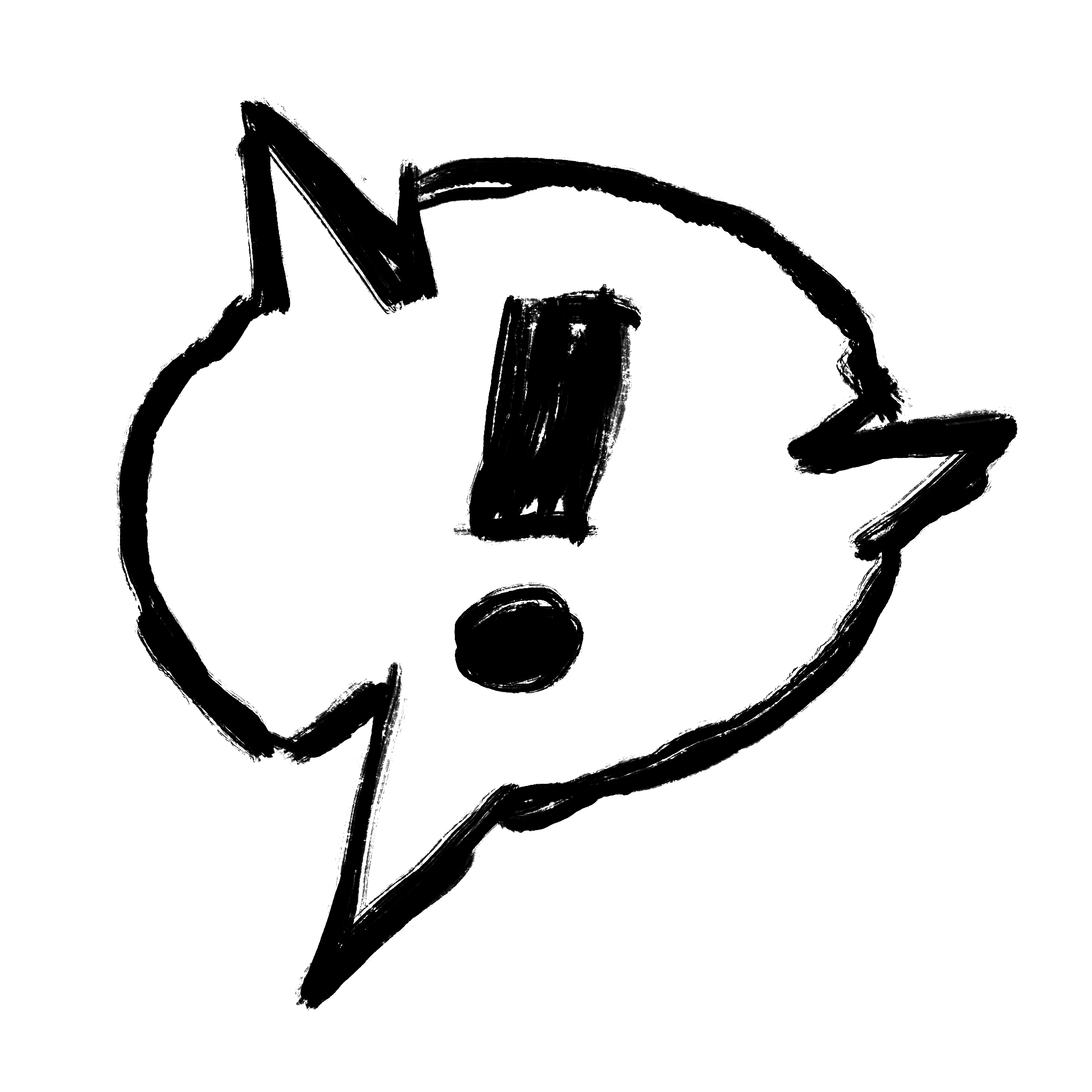 broadcast exclamation